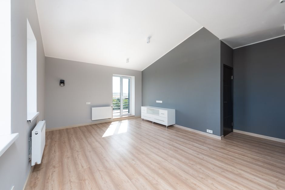 Obývací pokoj po rekonstrukci, 3+kk Vinohrady